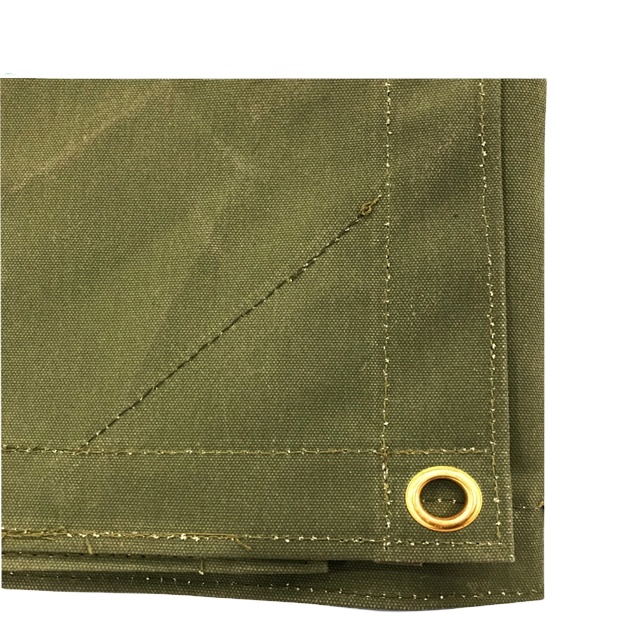 army green canvas tarp with grommets