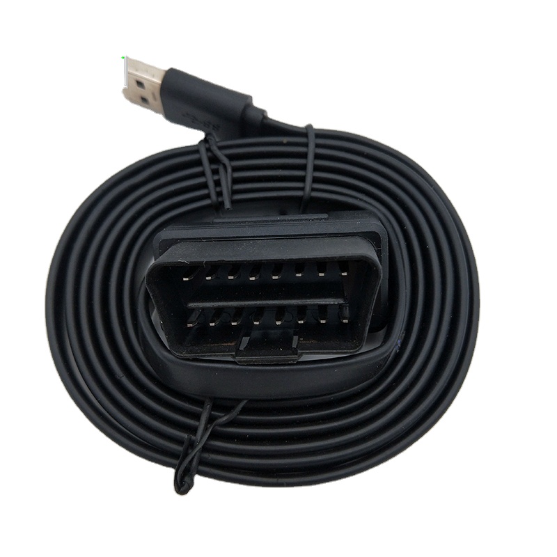 OEM 16 Pin OBD2 OBDii OBD 2 штекер к USB 2,0 A штекер Удлинительный кабель