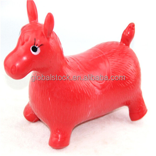 Inflatable Bouncer Jumping Horse Toys Ride On Child Baby Play Toys Kids Animal Bouncy Horse Hopper Toys