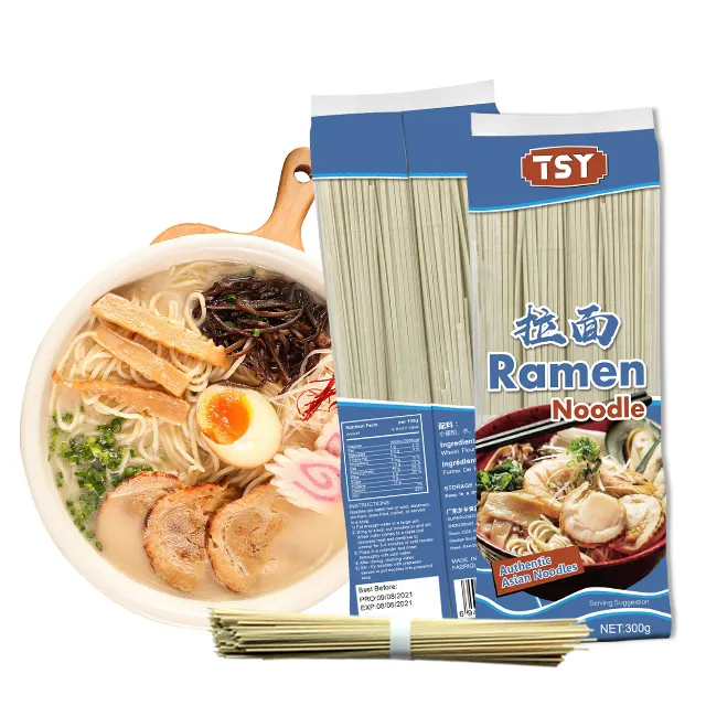 TSY Food BRC Factory Whole Wheat Japanese Noodles Manufacturer Shin Ramen Restaurant Style Quick Cooking Dried Instant Ramen