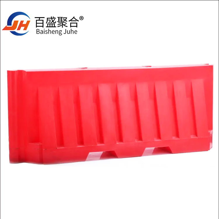 Red plastic road safety water filled traffic barriers Water Filled Traffic Safety Barriers Block HDPE Plastic Safety Barrier