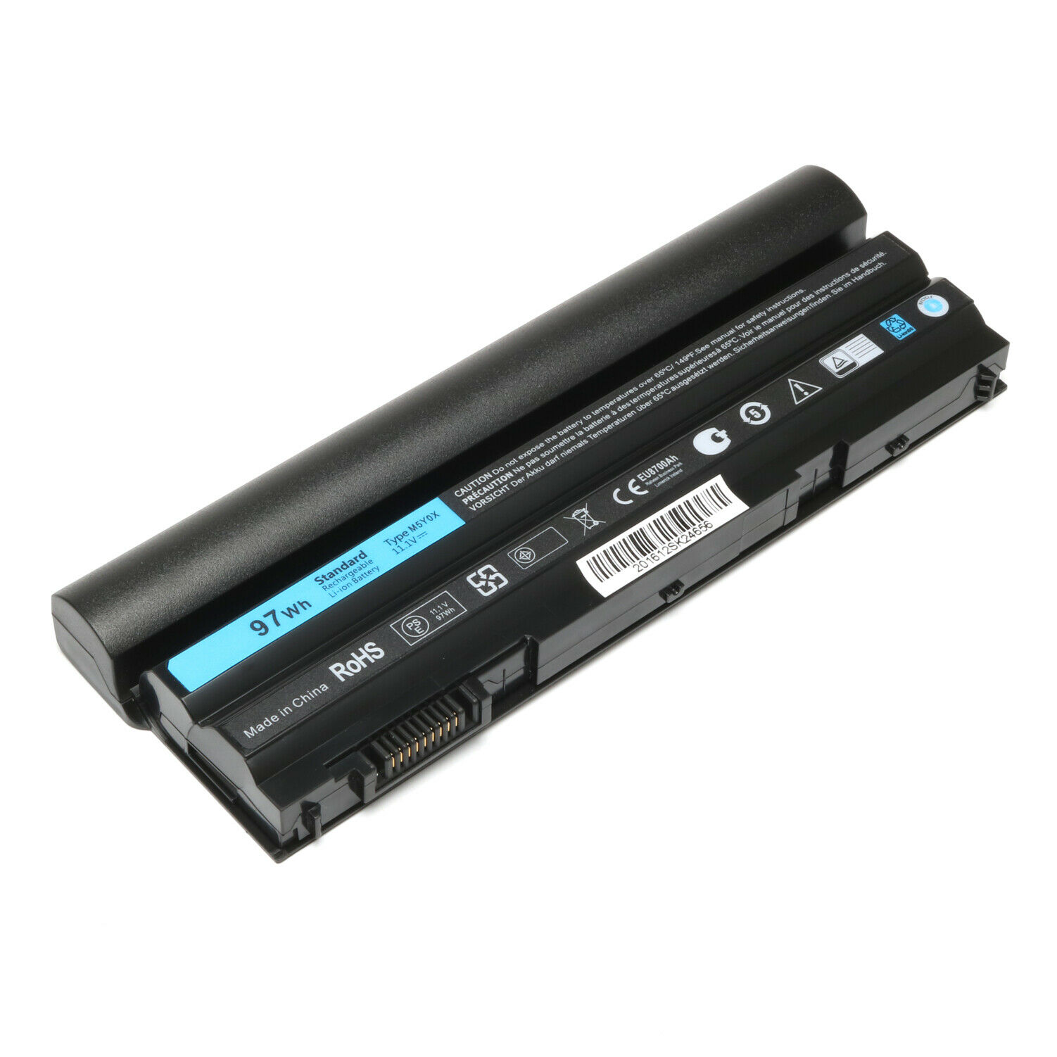 Сменный аккумулятор для ноутбука M5YOX 8P3YX PRRRF P9TJO T54FJ M5Y0X 9 элементов 11,1 В 97 Вт/ч 8500 мАч