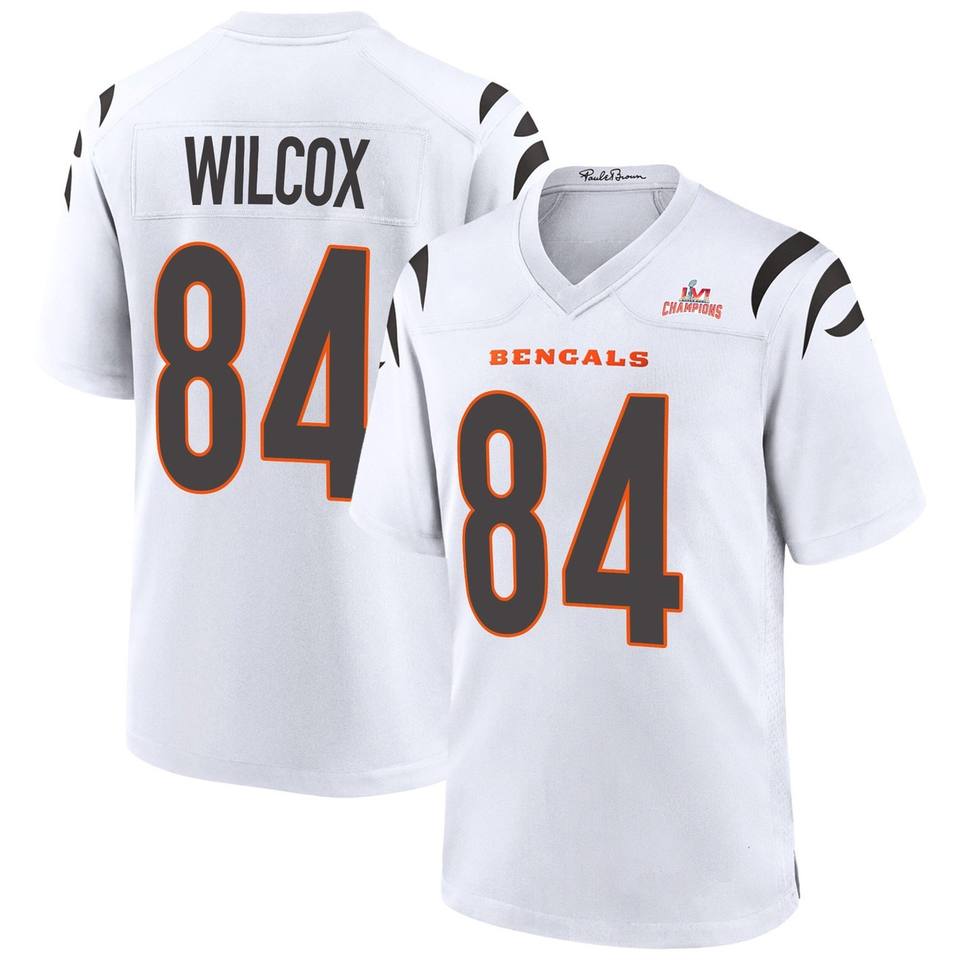 2023 американская сшитая футбольная майка, Бенгальская майка #1 Ja'Marr Chase Super_Bowl L_VI, топ с вышивкой, лимитированная майка