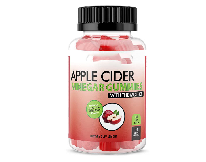 keto slimming apple cider vinegar gummies vegan/ aromas/ non gmo