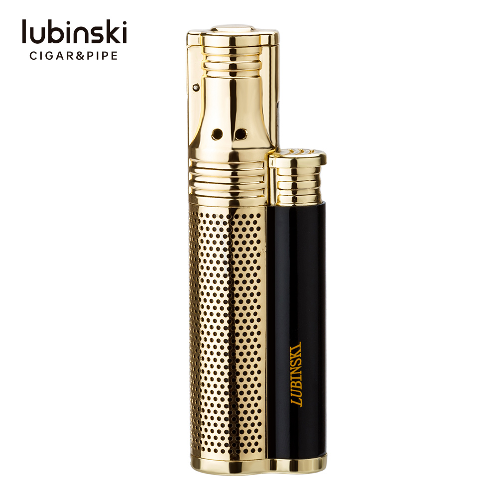 2022 Guangzhou Yujia Stylish Windproof Gas Cigar Lighter Gift Box Cigar Lighter with Punch