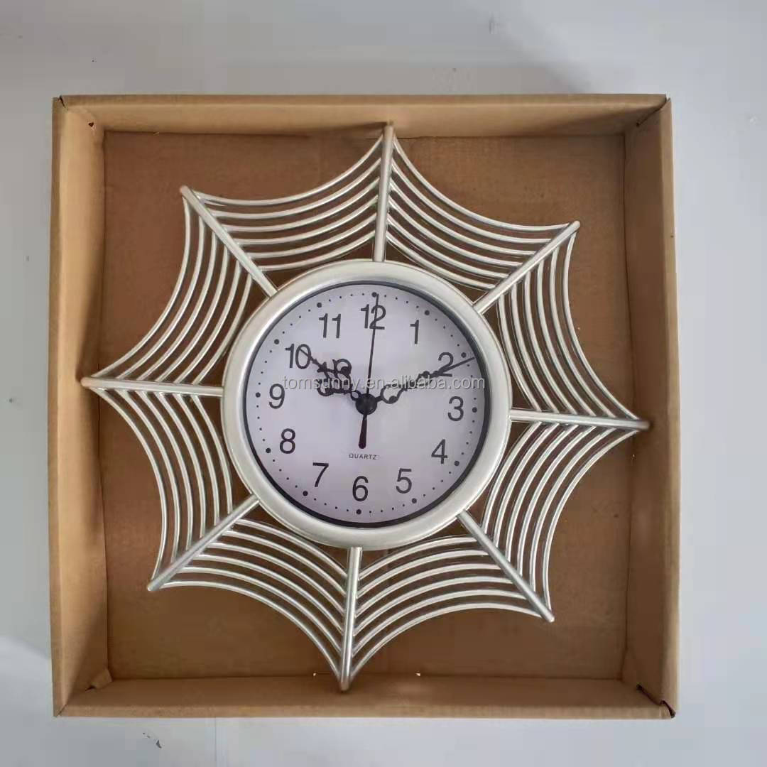 Новые пластиковые настенные часы, украшение для дома 24x24 см