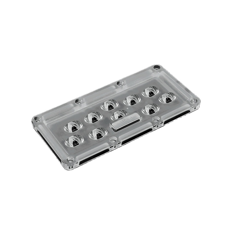 154.21x72mm Outdoor Wall Lamp Lens TypeII TypeIV Beam Angle 3030 Led Lenses