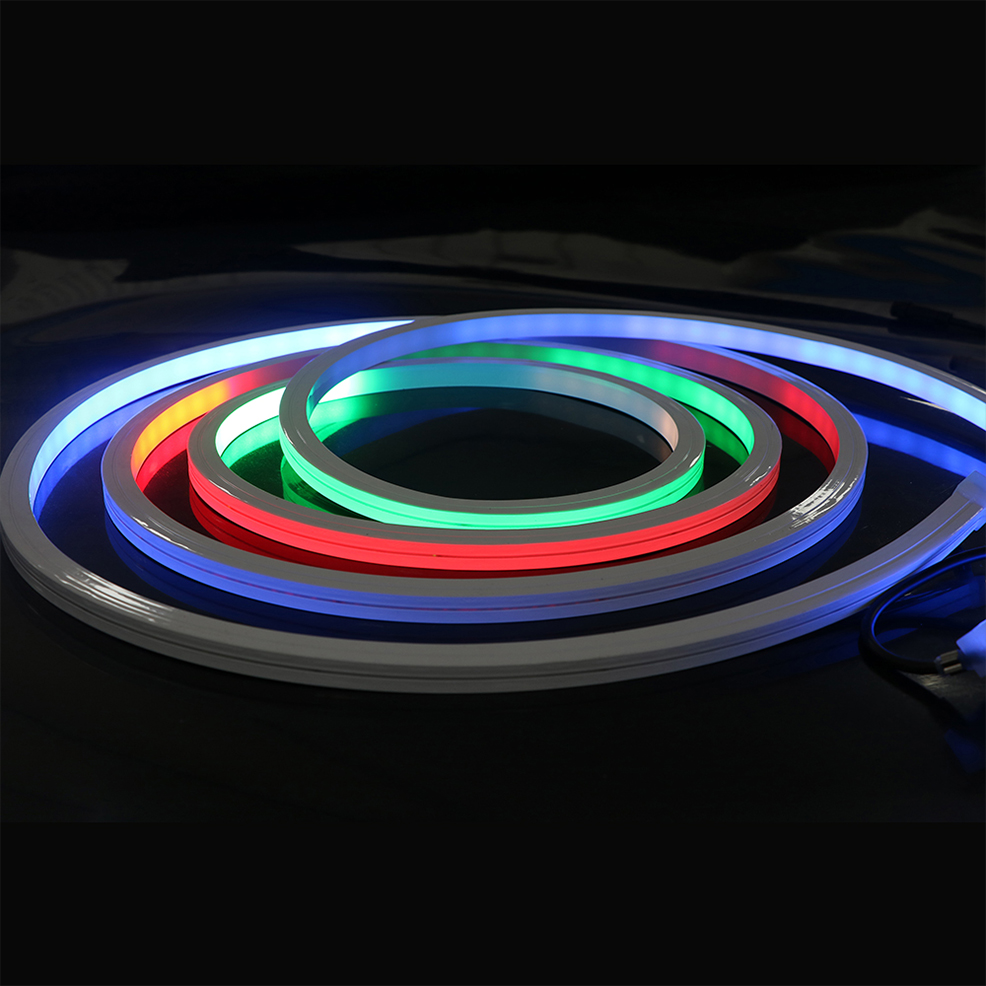 Slim 5mm 6mm Smd 5050 Rgb Led Neon Light 12v Dmx Flex Rope Smd2835 3014 Outdoor Led Neon Strip Light LED Light Waterproof