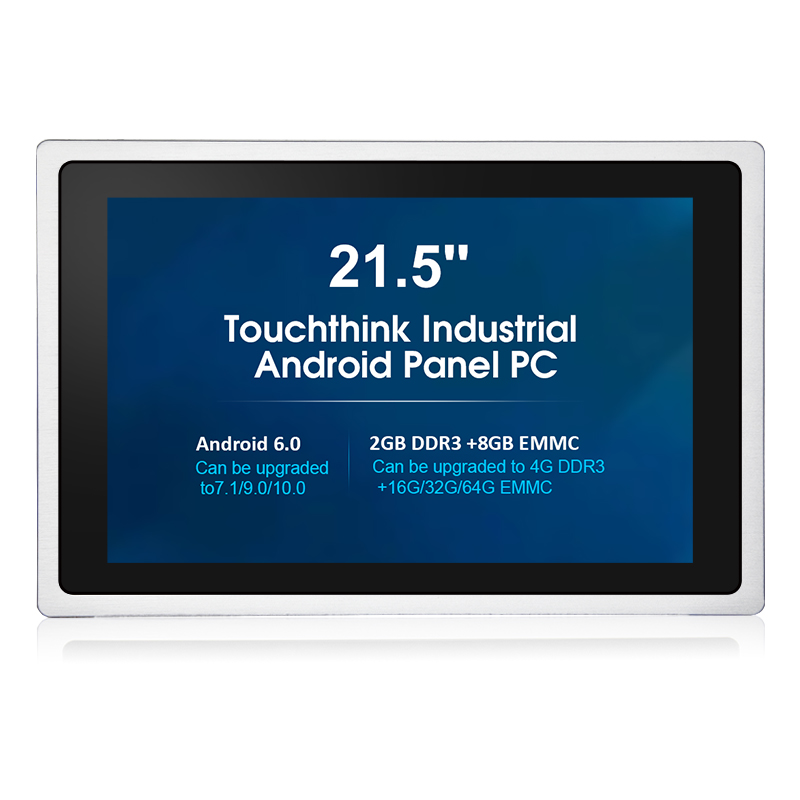 Touchthink 21.5inch embedded rs232 rs485 serial interface industrial tablet android panel touch screen panel pc