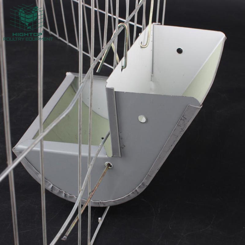 High Quality Big Capacity Rabbit Feeder Plastic 10CM Blue Green White Poultry Farm PP Plastic