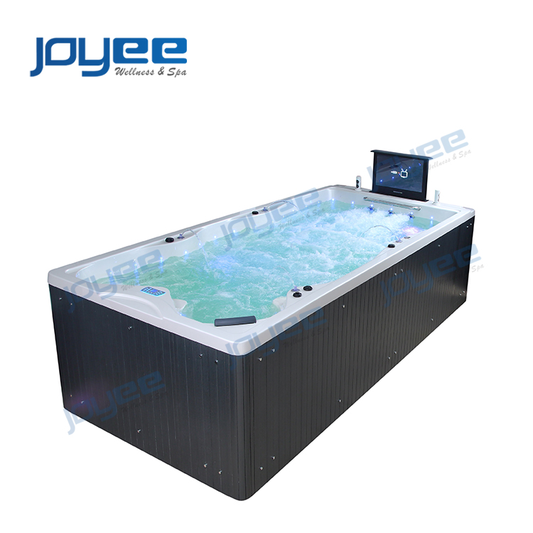 JOYEE Big Size 10 People Spa Pool Outdoor Swim Spa with TV Set Spa Bath for Garden Enjoyable