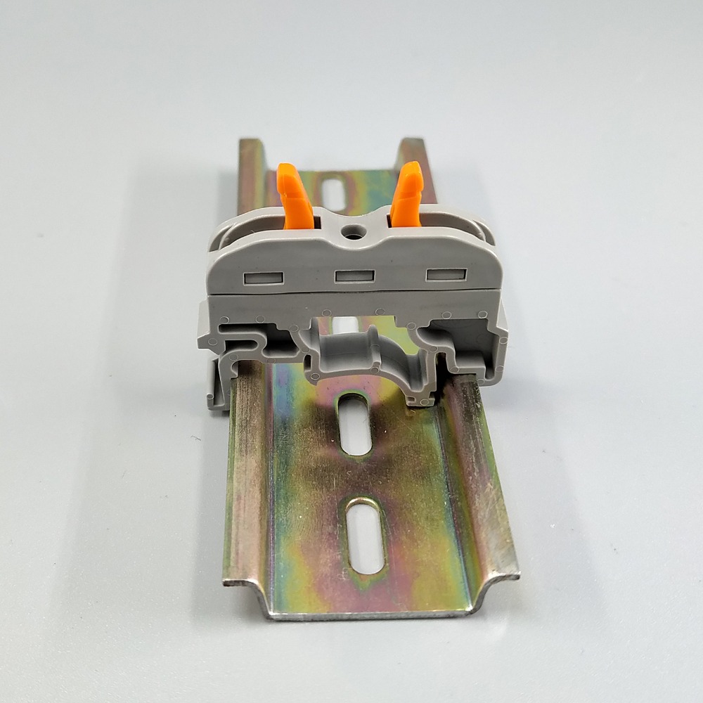 50 шт. 1 контактный Din rail Универсальный Компактный проводной разъем проводки, проводниковый блок