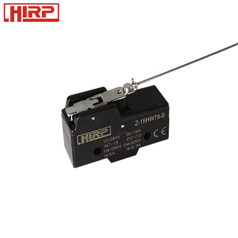 Small Snap Action Limit Switches Hinger Lever Micro Switch