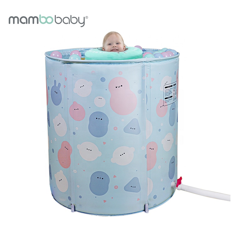 Детский надувной бассейн Mambobaby с горкой, Детская ванна для дома и улицы, семейный спа для детей, распродажа