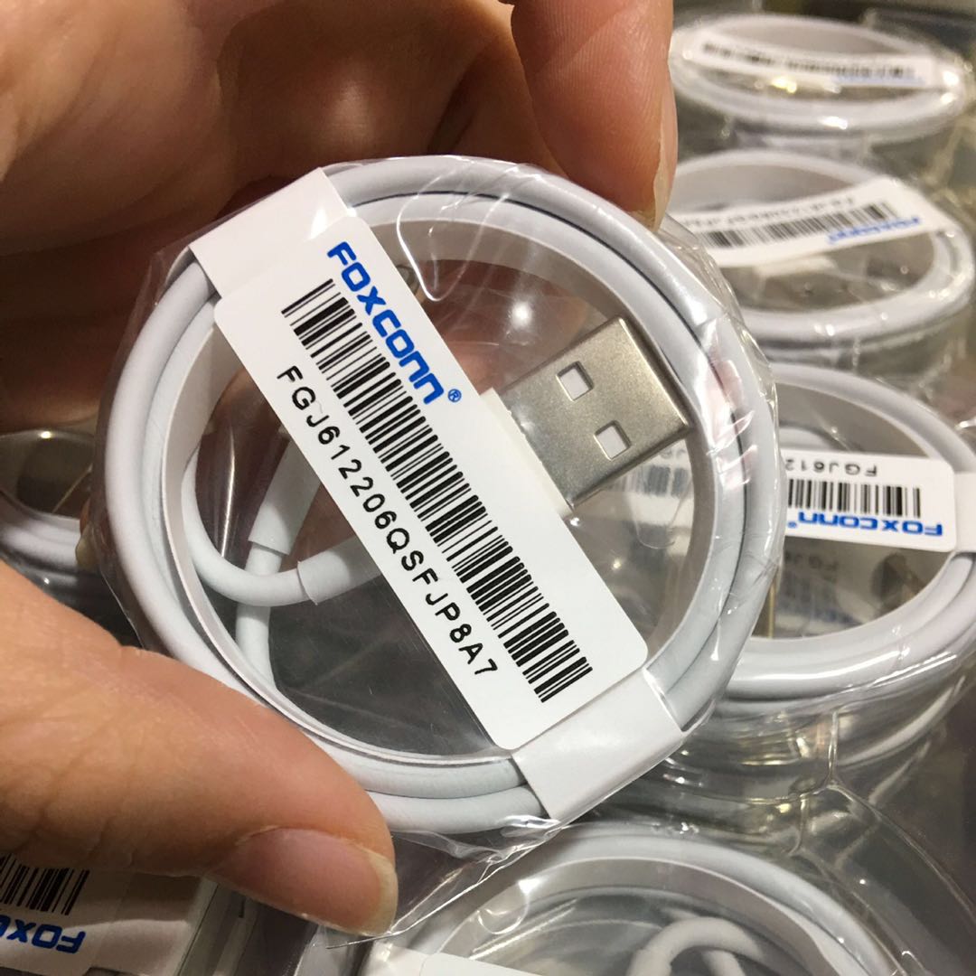 Заводская оптовая продажа Оригинальный Foxconn USB-кабель для зарядки и передачи данных E75 chip 8IC 5IC 2.1A кабель для быстрой зарядки для iPhone 8 7 6 5