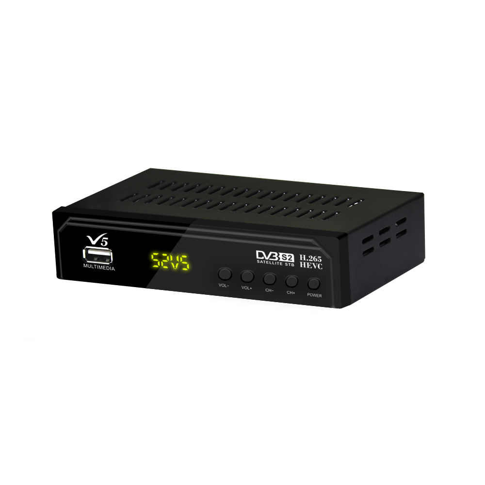 V5 DVB-S2 Бесплатная воздуха Декодер каналов кабельного телевидения Поддержка Wi-Fi cccam newcam iptv с 2 USB порта, цифровой приемное устройство для спутниковое телевидение