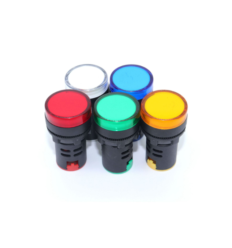AD16-22DS industrial indicator mini round panel mount led signal lamped green red yellow blue white