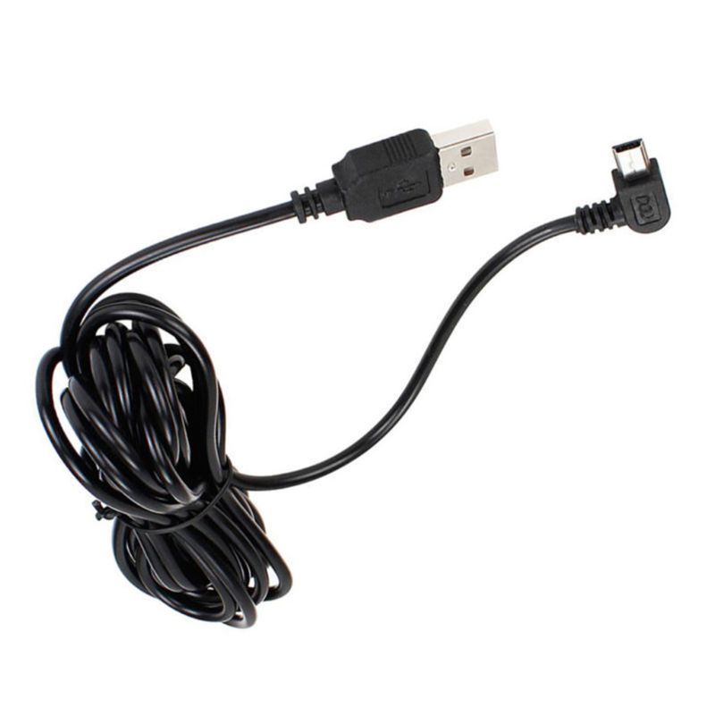 Кабель для зарядки с прямым углом 3,5 м USB Type-A на Mini 5Pin для GPS-навигатора
