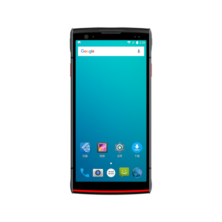Android 8.1 Type-c Chargeable 4200mAh HD Camera 3G 4G WiFi GPRS GNS GS 2D Scanner Handheld PDA with Label Printer