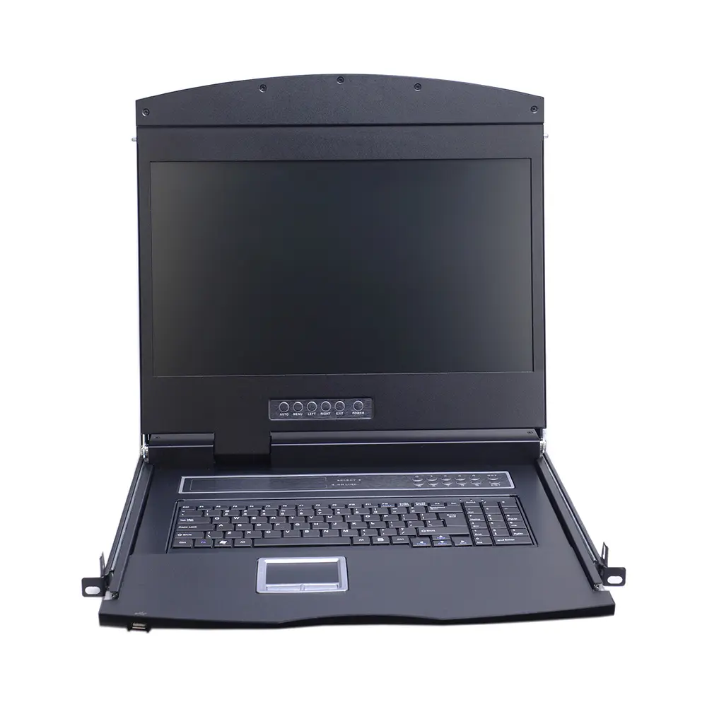 Hot-selling 1920*1080@60HZ Resolution 4 Ports 19 Inch HDMI KVM Console Servidor