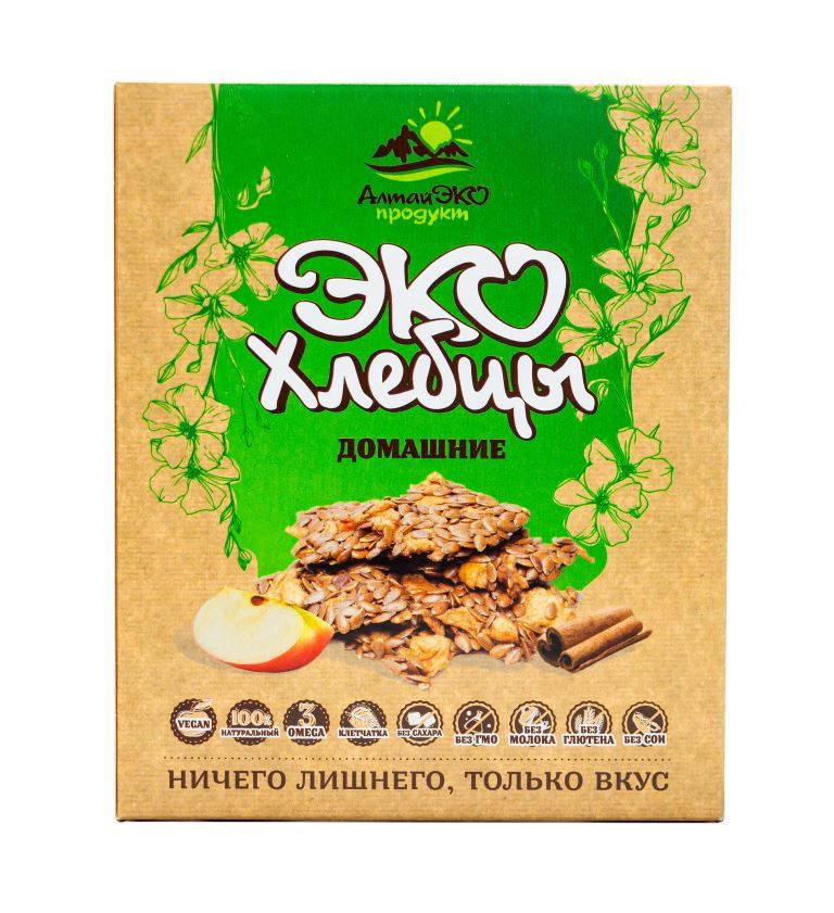 Льняные крипбрейды Алтая «домашние» 90 г