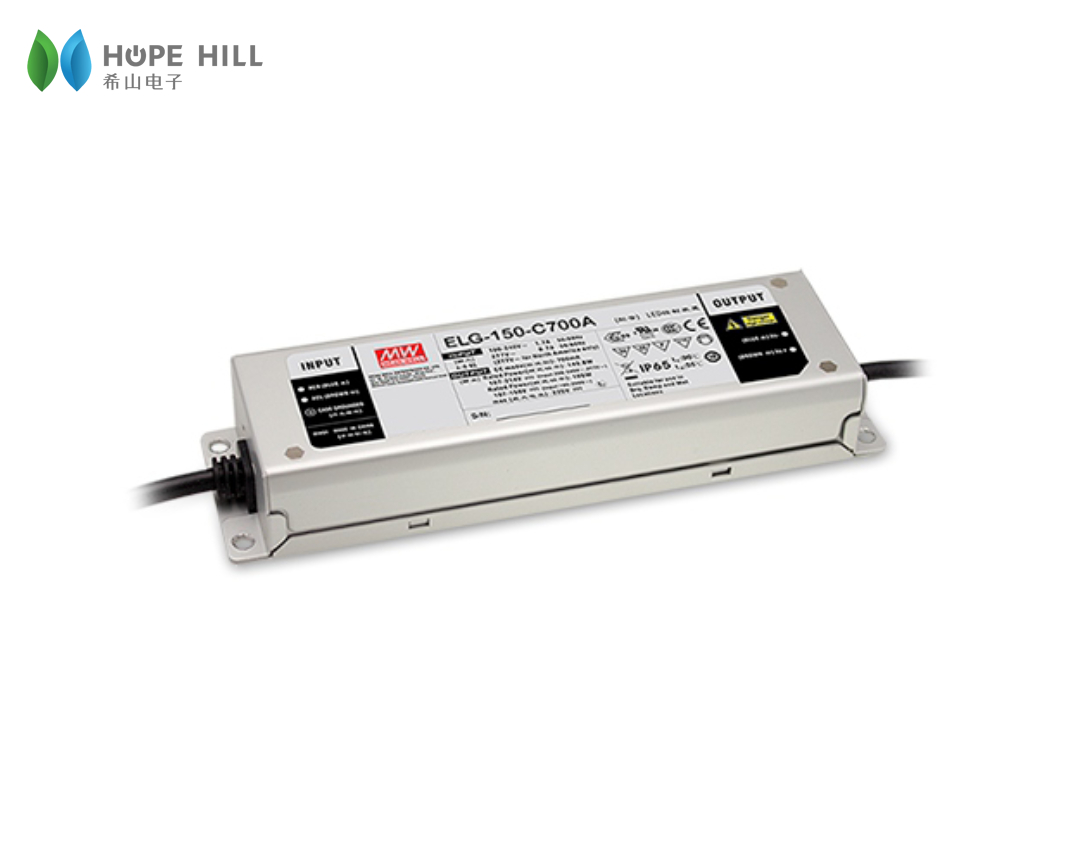 Оригинальный бренд MEAN WELL представляет ELG-150-C2100 150W 2100mA постоянному текущему режиму светодиодный драйвер импульсный источник питания светодиодного табло