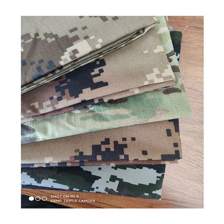 camouflage waterproof military tent canvas fabric