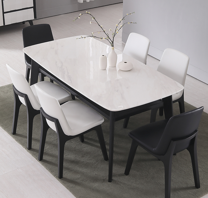 Wood Fabric Dining Chair Modern and Simply Ash Solid Dining Room Furniture Home Furniture Wooden Morden for Living Room
