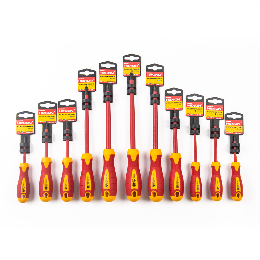 Electrical electrican VDE slot philip insulated insulation screwdriver set