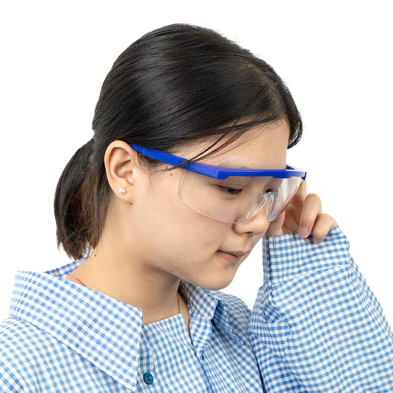 In Stock Fashion Splash Goggles Clear Protective Eye Safety Dust Proof Goggles