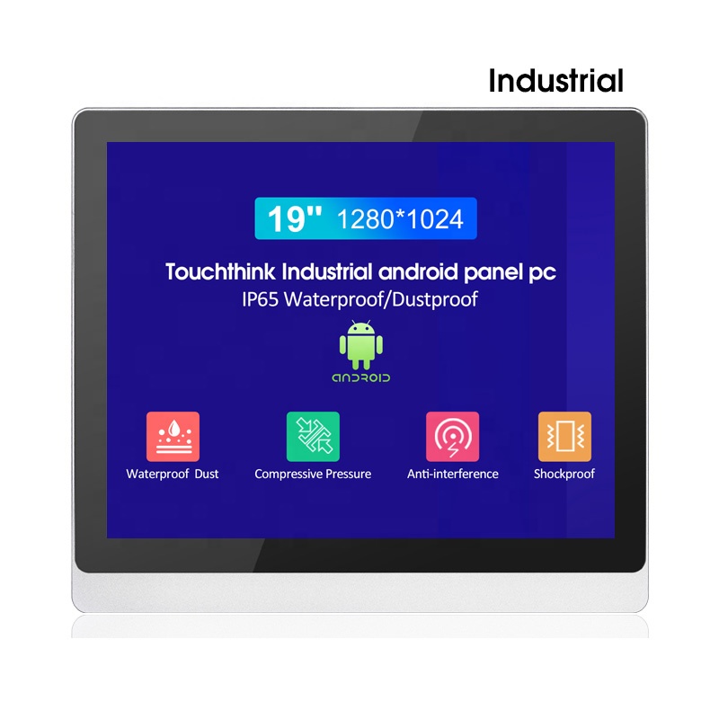 Touchthink 19 Inch 1280*1024 Industrial Android os capacitive touch All In One tablet Panel Pc For Smart office RFID cabinet