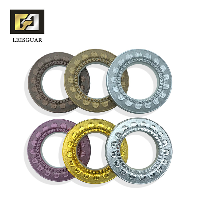 2021 Hot Sale Sun Flower Curtain Rings Wholesale curtain accessories colorful wear durable plastic curtain ring eyelet