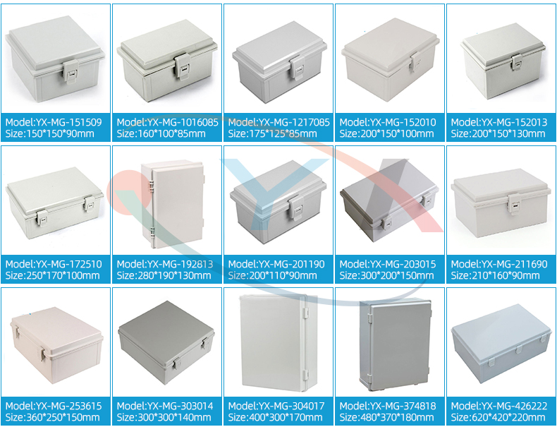 Custom ABS IP66 pcb enclosure plastic electronic waterproof junction box outdoor battery case enclosure