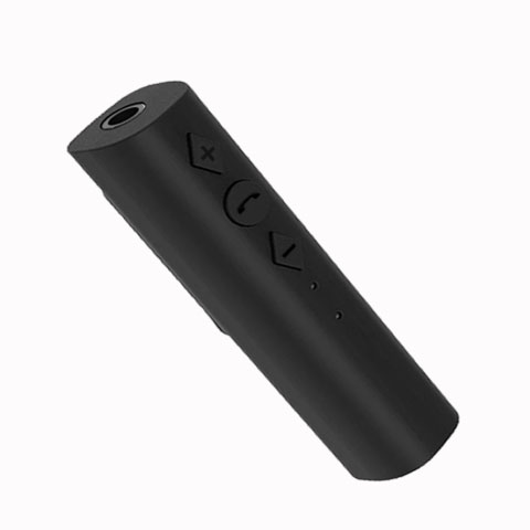 Receiver BT 5.0 Wireless Audio Adapter Hands-free with Microphone AUX Out for Headphone Speaker