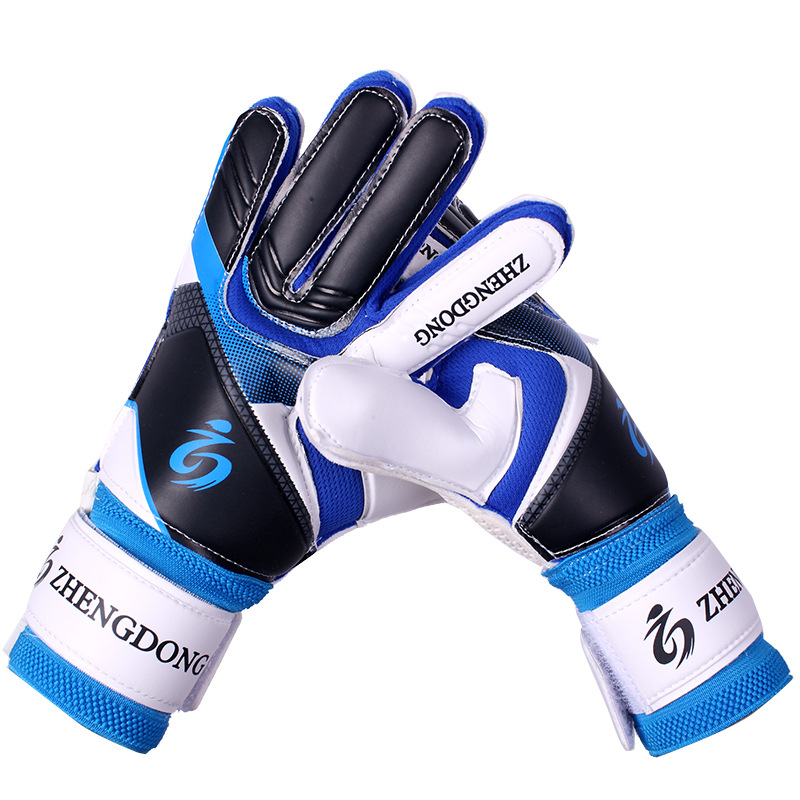 Middle school football goalkeeper mitten thickened latex goalkeeper training gloves for adults