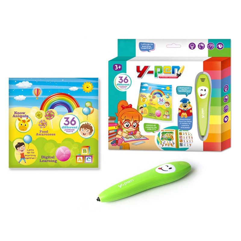 Образовательная игрушка на заказ от производителя, Y-pen, обучение на английском языке, умная сенсорная говорящая ручка, обучающая машинка для детей