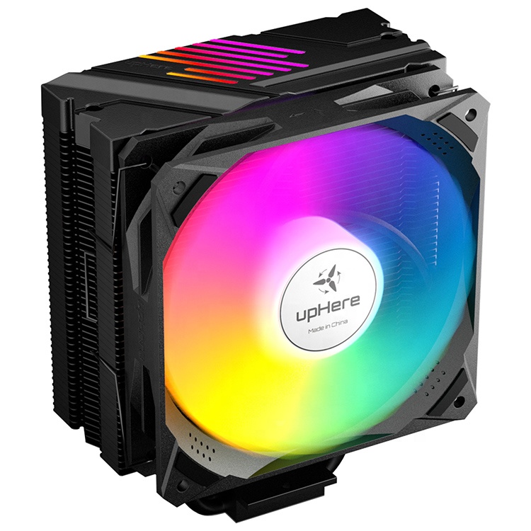 Uphere 120 мм 5V 3PIN ARGB процессорный кулер вентилятор Aura Sync PWM 4PIN низкий уровень шума вентилятор охлаждения для ПК процессор