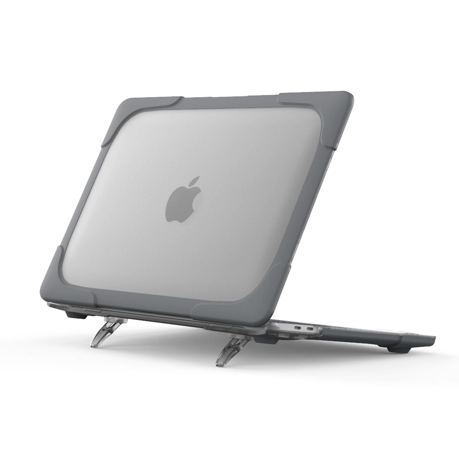 Прозрачный серый Удобный плоский чехол для ноутбука с подставкой для Macbook Pro 13,3 2020 A2289 A2251