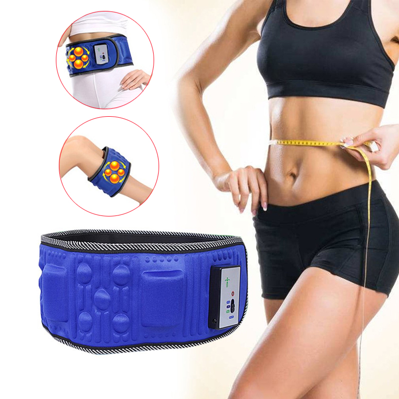 Slimming Belt X5 Times Electric Vibration Fitness Massager Machine Lose Weight Burning Fat Abdominal Muscle Stimulator For Hip