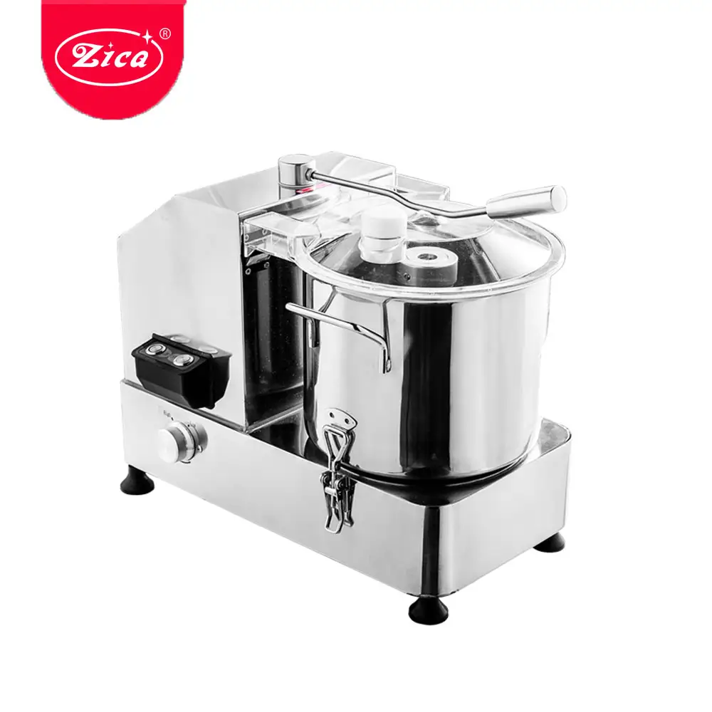 Commercial Meat Cutter Machine Food Cutting Mixer Food Processor Vegetable Meat Stuffing Mixer 6L/9L/12L