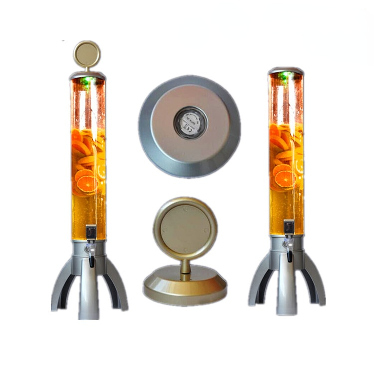 Party Bar 3L Drink Tower LED Light Wine Cocktail Liquor Beer Tower Beverage Dispenser