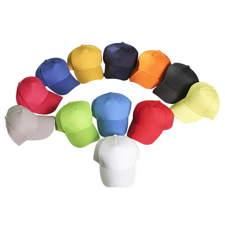 Custom baseball cap with stomata fashion 100% cotton breathable 5 panel baseball cap for men women