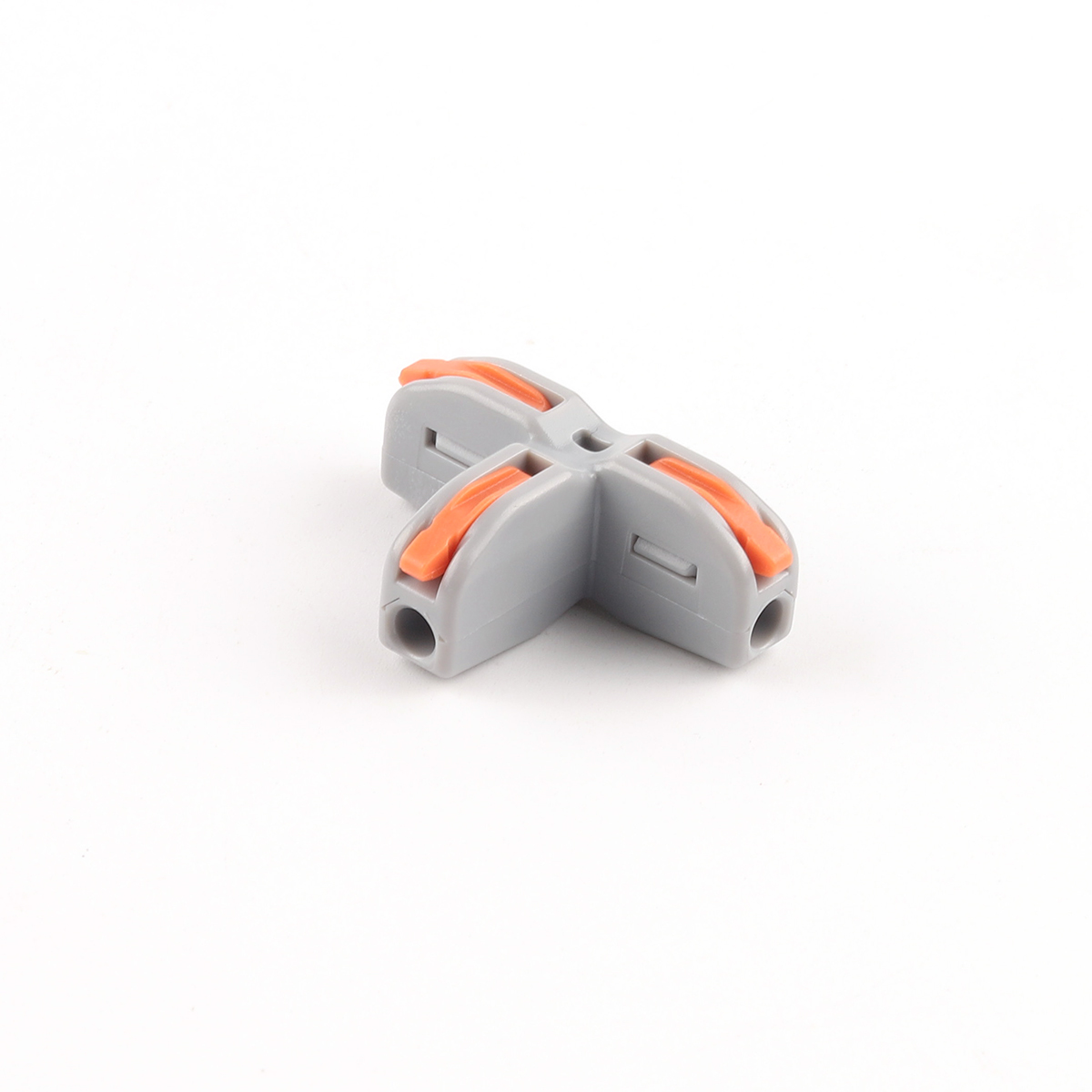 Universal Compact T-Type Push-in Fast Wire Connector Distribution Terminal Block Led light electrical Home splitter Connectors