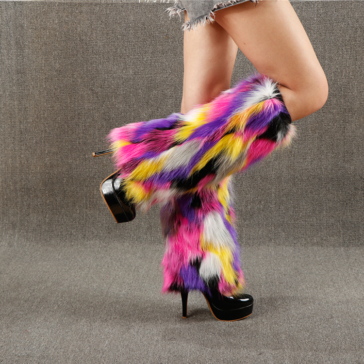 Girl Fur Leg Warmer, Adult Leg Warmer, High Quality Real Fur Leg Warmers for Adult