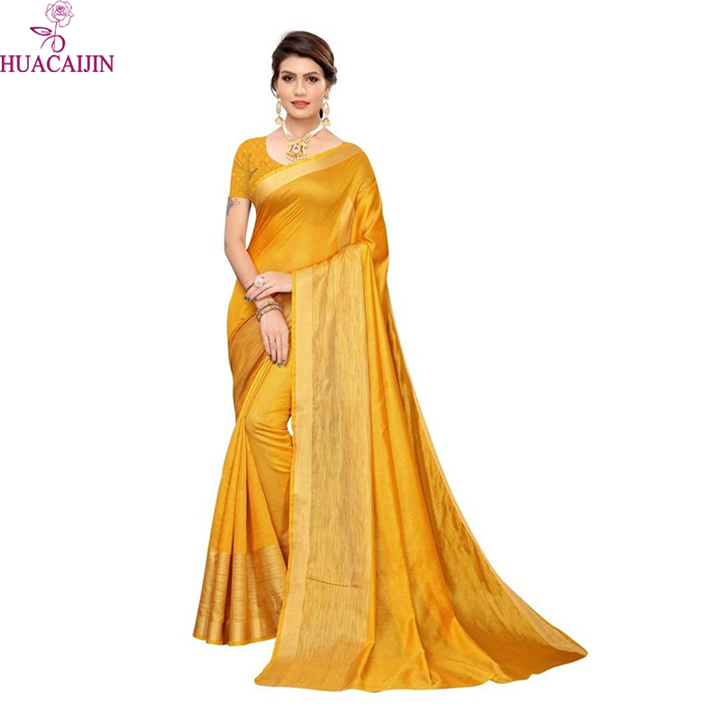 Новый дизайн, индийское платье Kurti с шелковым сари Kanchipuram