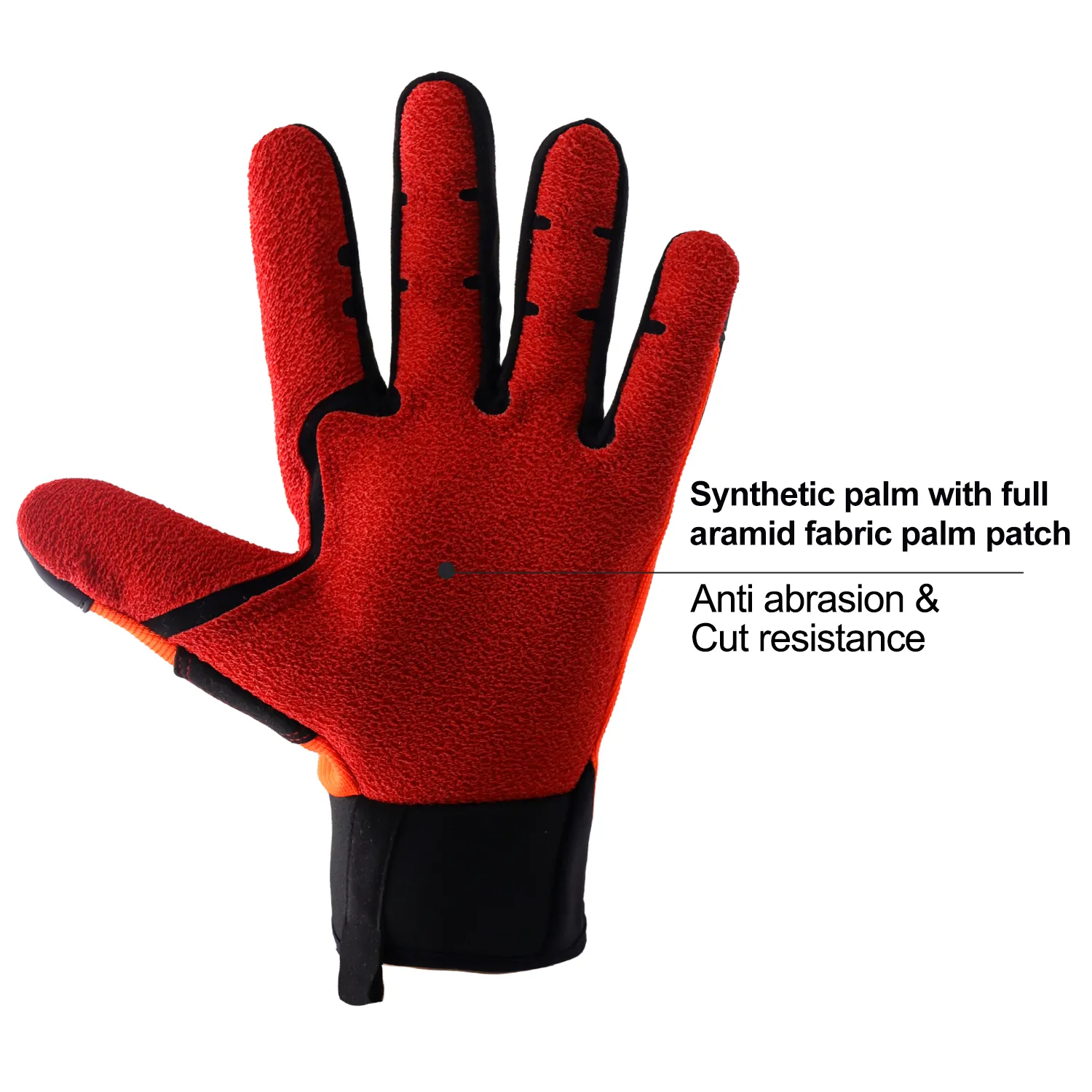 Resistance Cut Gloves Handlandy Soft Heavy Duty Oil And Gas Impact Anti Abrasion Cut Resistant Working Hand Logo Mechanic Safety Gloves