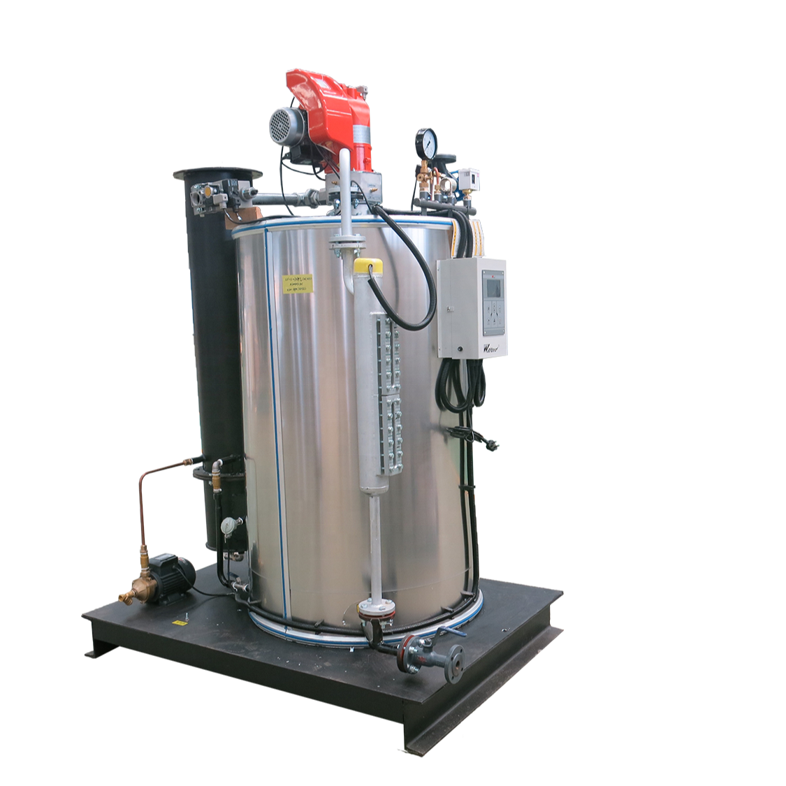 Vertical Water Tube Industrial steam boiler 500kg natural gas
