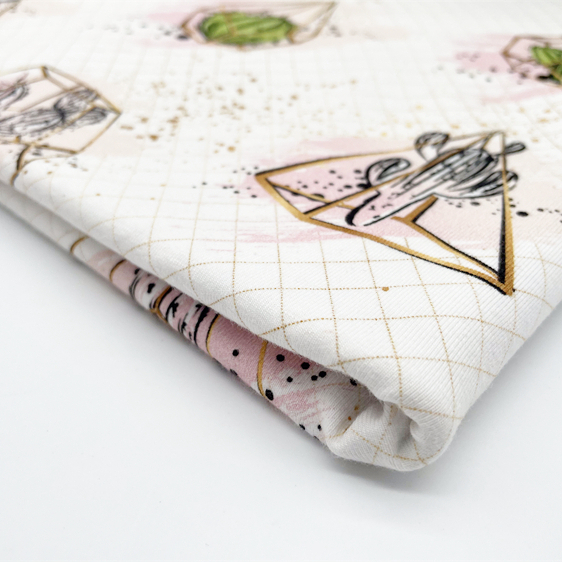 Top Quality Customized Low Price 95% Cotton 5% Lycra Floral Quality Fabrcs Digital Printed Knit Fabric By The Yard For T Shirt