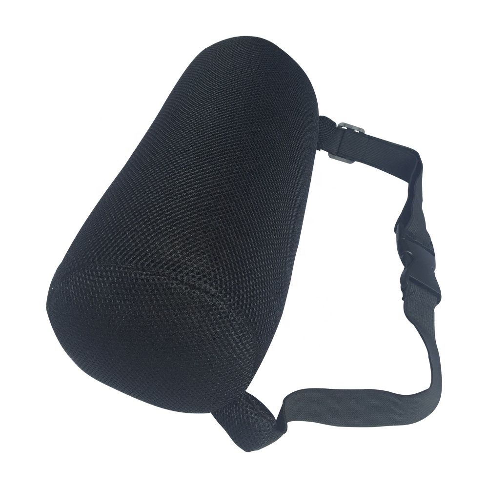 Memory foam круглый шейный Подушка Поясничный рулон НИЖНЯЯ ЗАДНЯЯ Поддержка Подушка-кресло Корректор осанки с моющейся крышкой