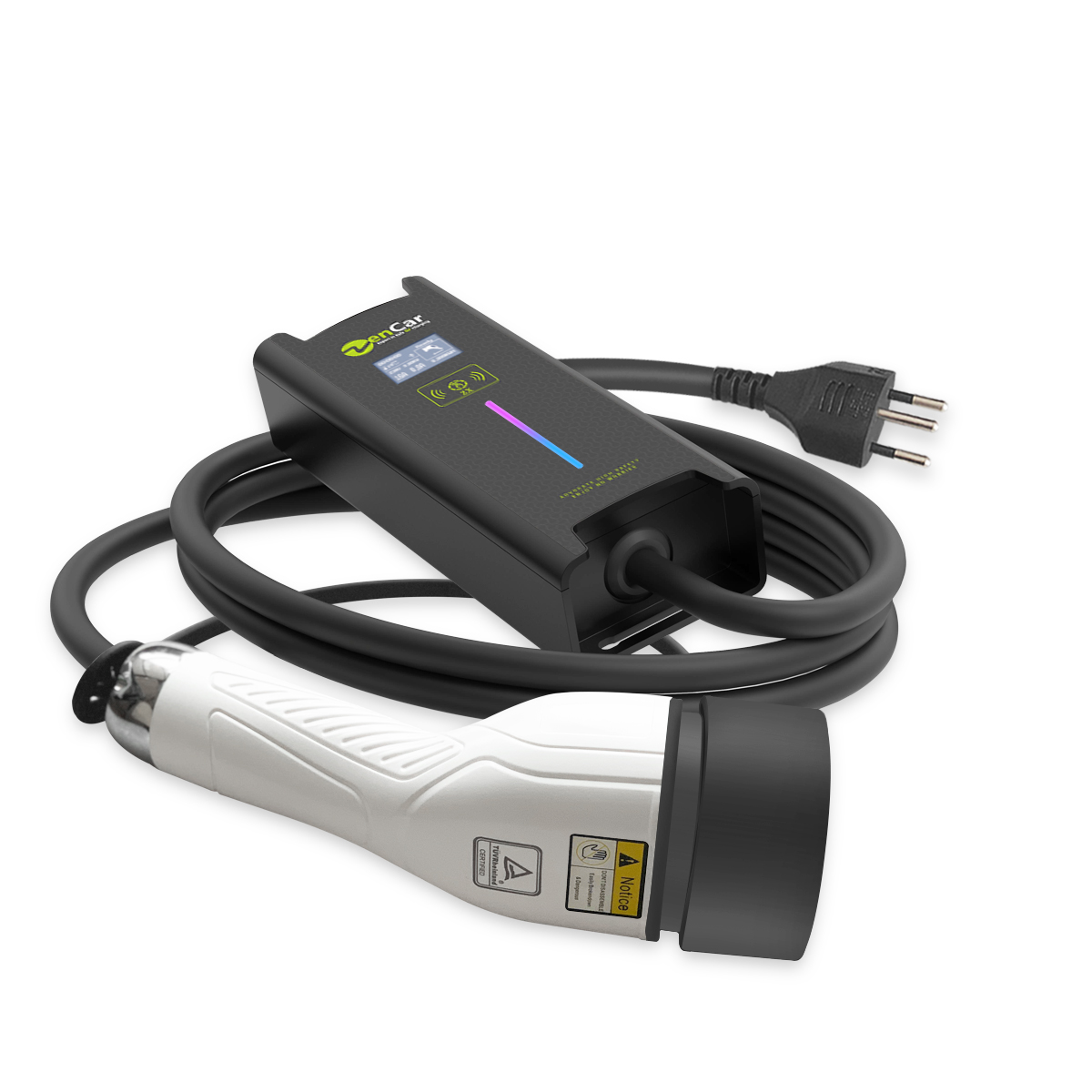 Zencar 10A 2.5KW Type 2 Level 2 EVSE Charger to T13